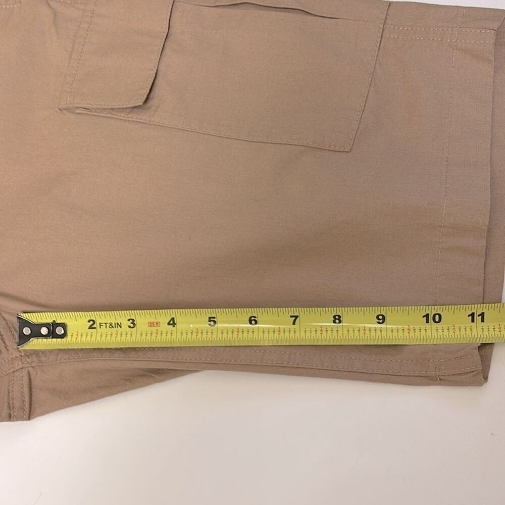 Cargo Shorts men’s BP Small Tan Front Side Pockets 2 Side Velcro Pockets Outdoor - Picture 10 of 13
